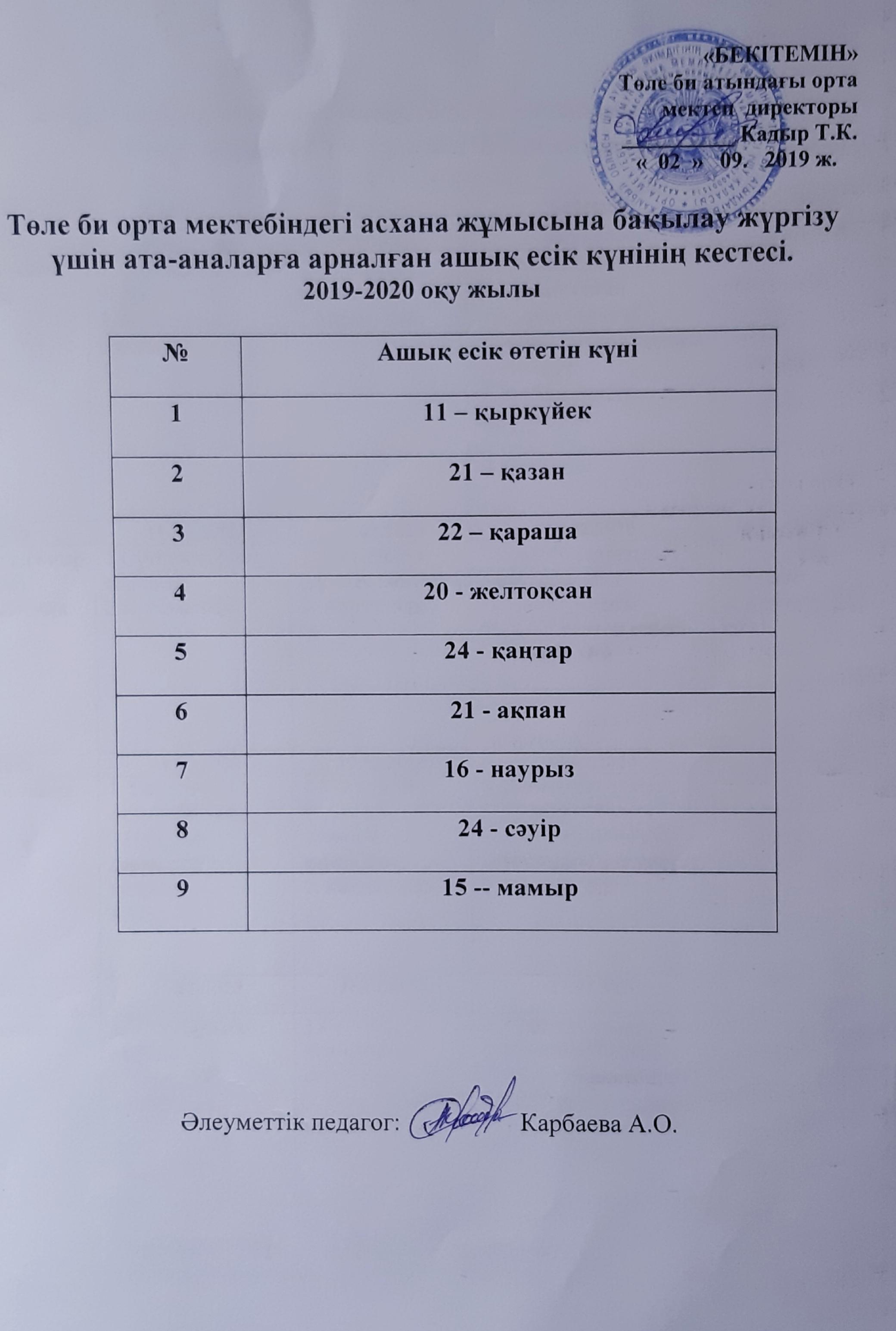 Мектеп асханасы