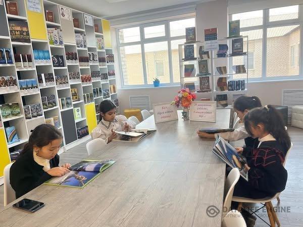 “Оқуға құштар мектеп” “Балалар кітапханасы” жобасы аясында